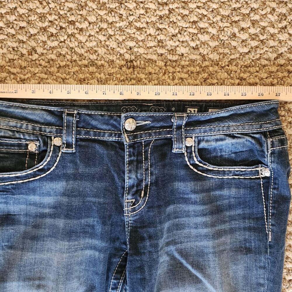 Miss Me Jeans Women's Signature Skinny Embellished Pockets Size 31 - Picture 13 of 15
